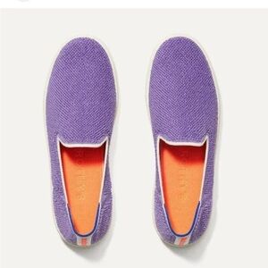 Rothy’s The Sneaker Amethyst Terry Purple Slip On Sneakers